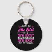 New Jersey Girl Can't Take Out The New Jersey  Sleutelhanger (Voorkant)