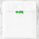 New Jersey Graffiti Ronde Sticker (Tas)