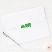 New Jersey Graffiti Ronde Sticker (Envelop)