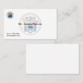 New Jersey Great Seal Visitekaartje (Voorkant / Achterkant)