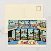 New Jersey Groeten  Briefkaart (Voorkant / Achterkant)