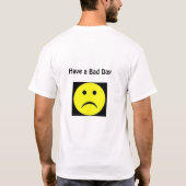 New Jersey. Heb een slechte dag T-shirt (Achterkant)