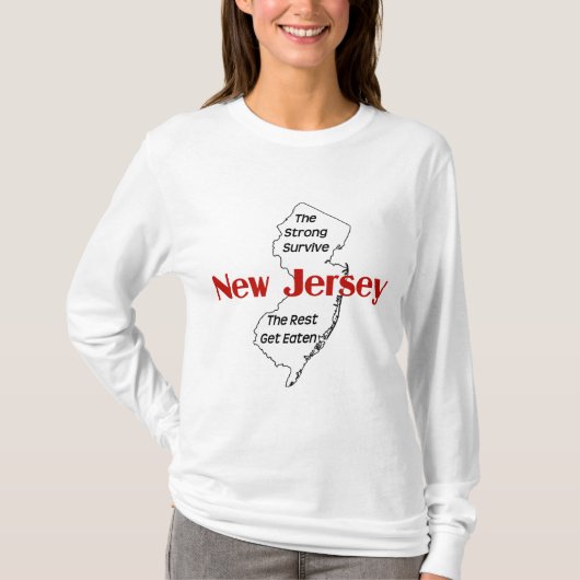 New Jersey het sterke Survive; de rest krijgt eten T-shirt (Voorkant)