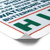 New Jersey Hiking Trails Poster (Hoek)