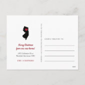 New Jersey Holiday Moving Announcement Briefkaart (Achterkant)