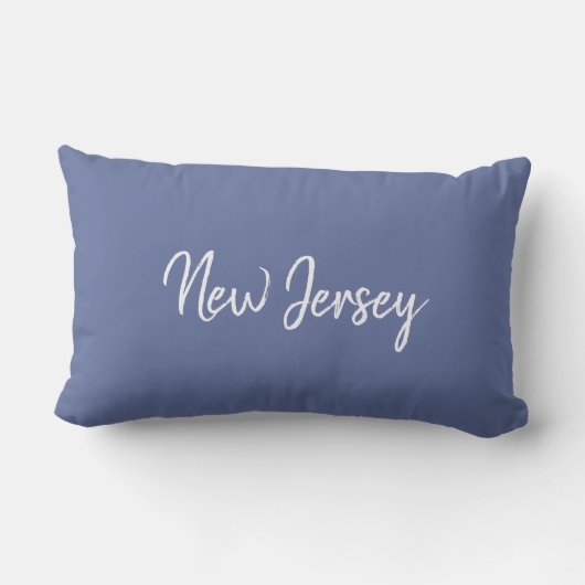 New Jersey home state map gepersonaliseerd gezin Kussen (Achterkant)