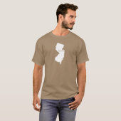 New Jersey Home State NJ T-Shirt (Voorkant volledig)
