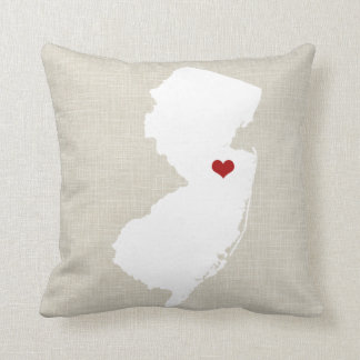 New Jersey Home State Sierkussen 16 x 16 inch