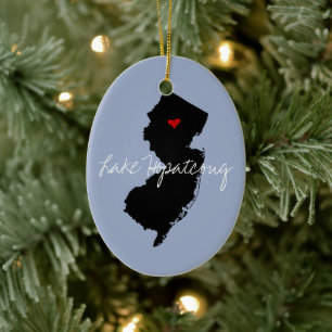 New Jersey Hometown Keramisch Ornament