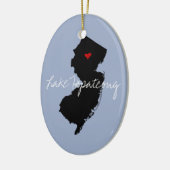 New Jersey Hometown Keramisch Ornament (Links)