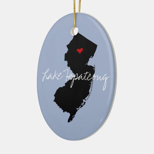 New Jersey Hometown Keramisch Ornament (Links)