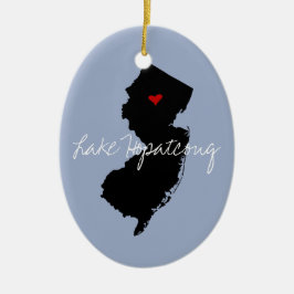 New Jersey Hometown Keramisch Ornament