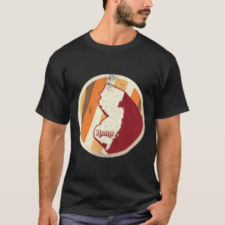 New Jersey Hoodie State Home Retro T-shirt