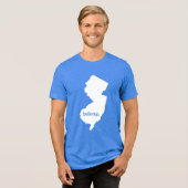 New Jersey hoort bij de State Pride Tri-Blend Shirt (Voorkant volledig)