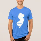 New Jersey hoort bij de State Pride Tri-Blend Shirt (Voorkant)
