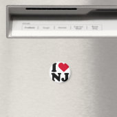 NEW JERSEY - "I LOVE NJ" "I LOVE NEW JERSEY" MAGNEET (Insitu (Vaatwasser))