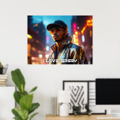 NEW JERSEY - IK HOU VAN JERSEY POSTER (Thuiskantoor)