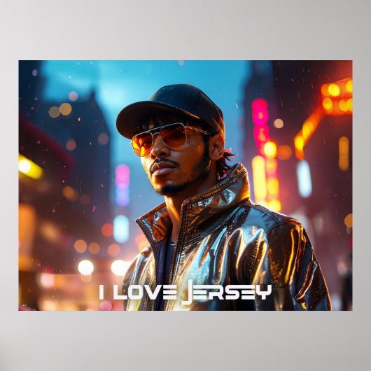 NEW JERSEY - IK HOU VAN JERSEY POSTER (Voorkant)