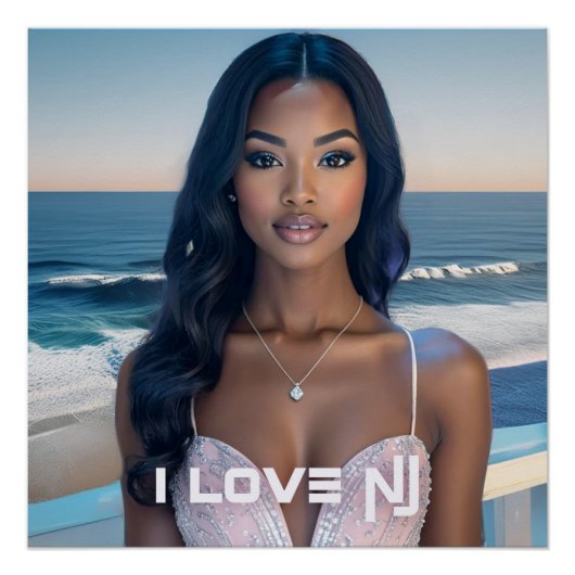 NEW JERSEY - IK HOU VAN NJ PERFECT POSTER (Voorkant)
