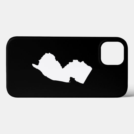 New Jersey in White en Black Case-Mate iPhone Case (Achterkant (horizontaal))