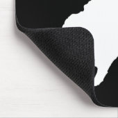 New Jersey in wit en zwart Muismat (Hoek)