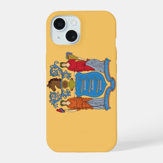 New Jersey iPhone 15 Case (Achterkant)