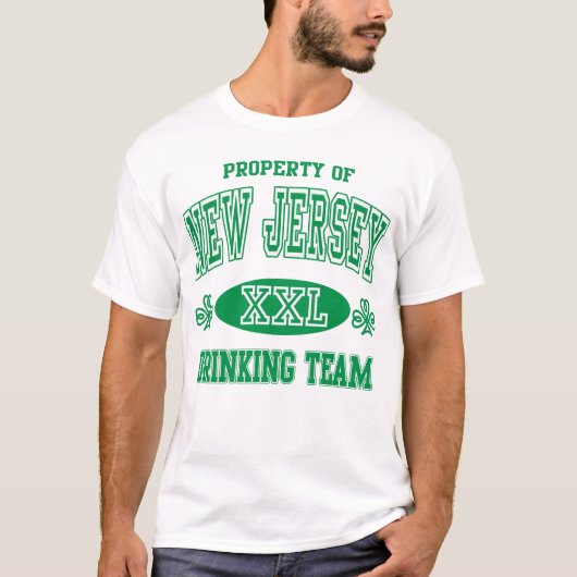New Jersey Irish Drink Team T-shirt (Voorkant)