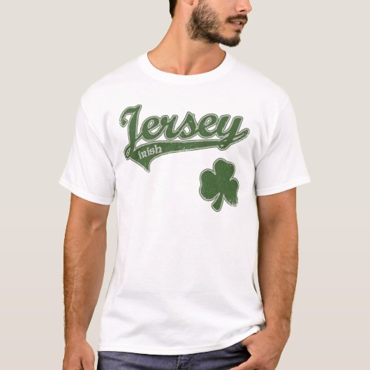 New Jersey Irish Shamrock t shirt (Voorkant)