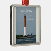 New Jersey is Geweldige - vuurtoren van Barnegat Metalen Ornament (Rechts)