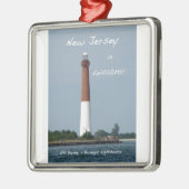 New Jersey is Geweldige - vuurtoren van Barnegat Metalen Ornament (Links)