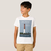 New Jersey is Geweldige - vuurtoren van Barnegat T-shirt (Voorkant volledig)