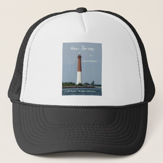 New Jersey is Geweldige - vuurtoren van Barnegat Trucker Pet (Voorkant)