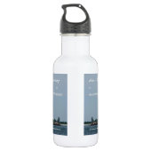 New Jersey is Geweldige - vuurtoren van Barnegat Waterfles (Achterkant)