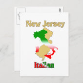 New Jersey Italiaans Briefkaart (Voorkant / Achterkant)