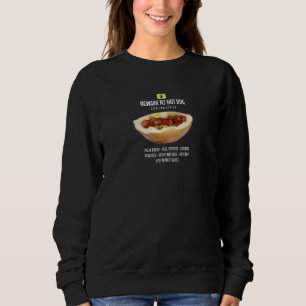New Jersey - Italiaanse stijl Pizza Bread Hot Dog Trui
