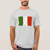 New Jersey - Italiaanse vlag - T-Shirt (Voorkant)