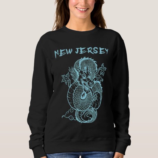 New Jersey Japanse Dragon Trui (Voorkant)