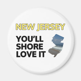 New Jersey: Je zult er van houden Magneet