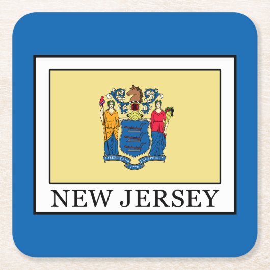 New Jersey Kartonnen Onderzetters (Voorkant)