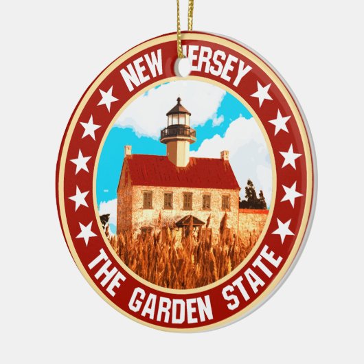 New Jersey Keramisch Ornament (Links)