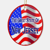 New Jersey Keramisch Ornament (Links)