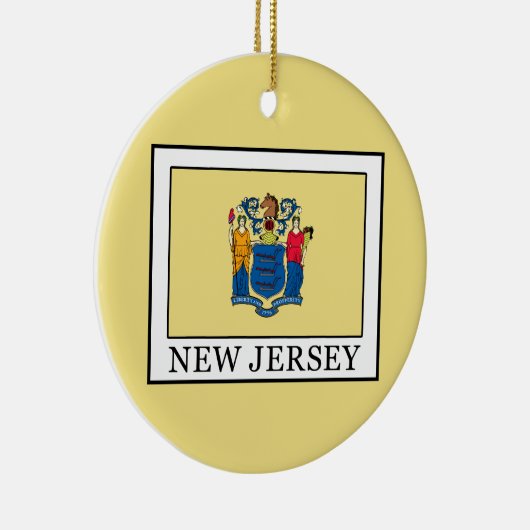 New Jersey Keramisch Ornament (Rechts)