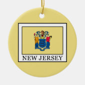 New Jersey Keramisch Ornament (Voorkant)