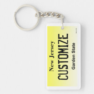 New Jersey licence bord sleutelhanger