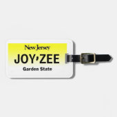 New Jersey License Bord Bagagelabel 2-Sided (Voorkant horizontaal)
