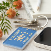 New Jersey License Bord Custom Sleutelhanger CRAE (Voorkant Rechts)