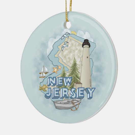 New Jersey Lighthouse ornament (Links)