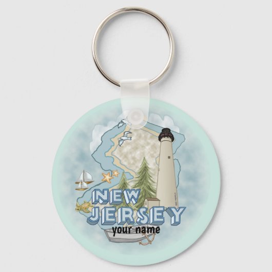 New Jersey Lighthouse sleutelhanger (Voorkant)