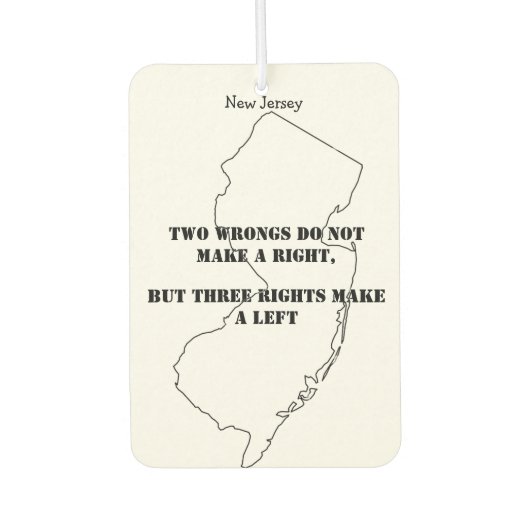 New Jersey Luchtverfrisser (Voorkant)