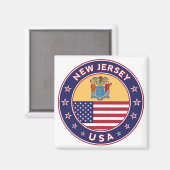 New Jersey Magneet (Voorkant / Achterkant)